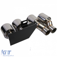 Auspuffendrohr-Konversion zu Duplex, geeignet für BMW F10 F11 520 523 525 528 530-image-6209663