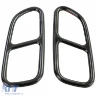 Auspuffendrohre schwarz 4-Rohr-Look geeignet für Mercedes SLK R171 08-11-image-6200609