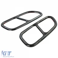 Auspuffendrohre schwarz im 4-Rohr-Look geeignet für Mercedes CLA C117 X117 13-16-image-6198912