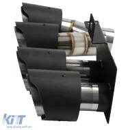 Auspuffumbaukit im Doppelrohr-Look geeignet für BMW 5er F10 F11 520 523 525 528 530-image-6204106