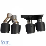 Auspuffumbaukit im Doppelrohr-Look geeignet für BMW 5er F10 F11 520 523 525 528 530-image-6204107