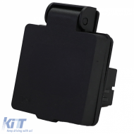 Außensteckdose für Wohnwagenmarkise mit Klappe schwarz Schuko 220 Volt-image-6193723