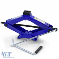 Auto-Bus-Scherenheber, hebt bis zu 2000kg / 2T, blau, 11.5cm-40cm-image-6197392