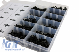 Auto Clips Kit de fixations en plastique 350 pcs-image-6040880