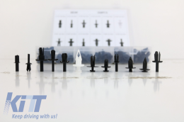 Auto Clips Kit de fixations en plastique 350 pcs-image-6040883