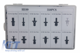 Auto Clips Kunststoff-Befestigungsset 350 Stk-image-6040879