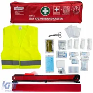 image-17-Auto Erste-Hilfe-Set 3 in 1 Erste Hilfe DIN 13164 + Sicherheitsweste + Warndreieck