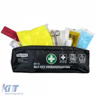 Auto-Erste-Hilfe-Set 3-in-1 Erste Hilfe DIN 13164 + Sicherheitsweste + Warndreieck-image-6207094