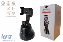 Auto Face Object Tracking Smart Shooting Phone Camera Holder 360 Rotation Mount Selfie Stick for TikTok/YouTube/Live Stream/Makeup - TRCAM360