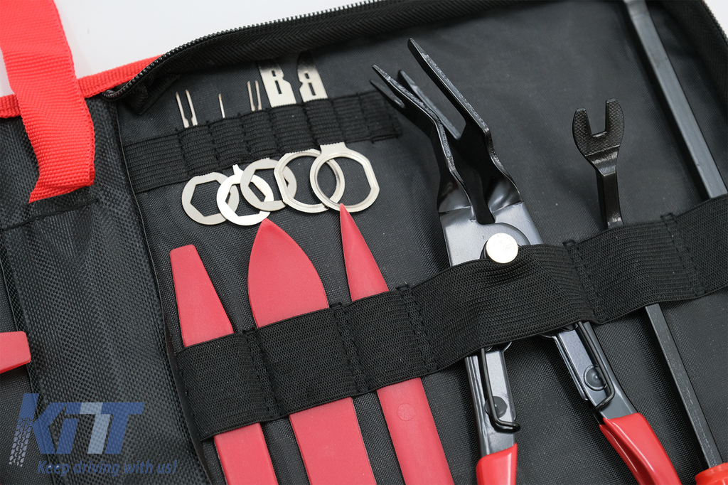 Auto Trim Removal Tool Kit 19 PCS Portable Zipper Bag 