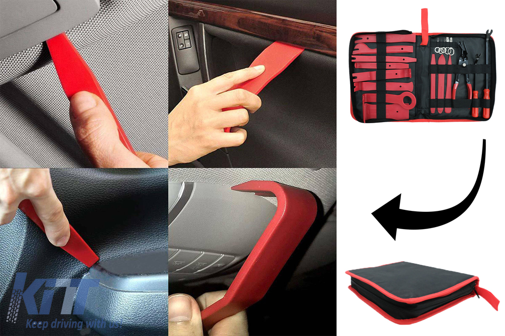 Auto Trim Removal Kit 19 Portable Zipper Bag - CarPartsTuning.com