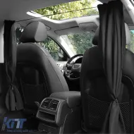 image-10-Auto Vorhänge Kabinenabtrennung Sonnenschutz Schwarz 2 Stück