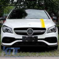 Autocollant Jaune Mat pour Mercedes CLA W117 C117 X117 13-16 W176 12-18 A45 Look-image-6036380