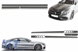 image-21-Autocollant Plus haut Hayon de toit Gris pour Mercedes C205 A205 14+ A45 Look-