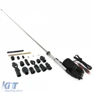Automata elektromos behúzható antenna króm univerzális 12V-image-6196557
