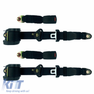 Automatic Rear Seat Belts 3 Points 2 Pieces