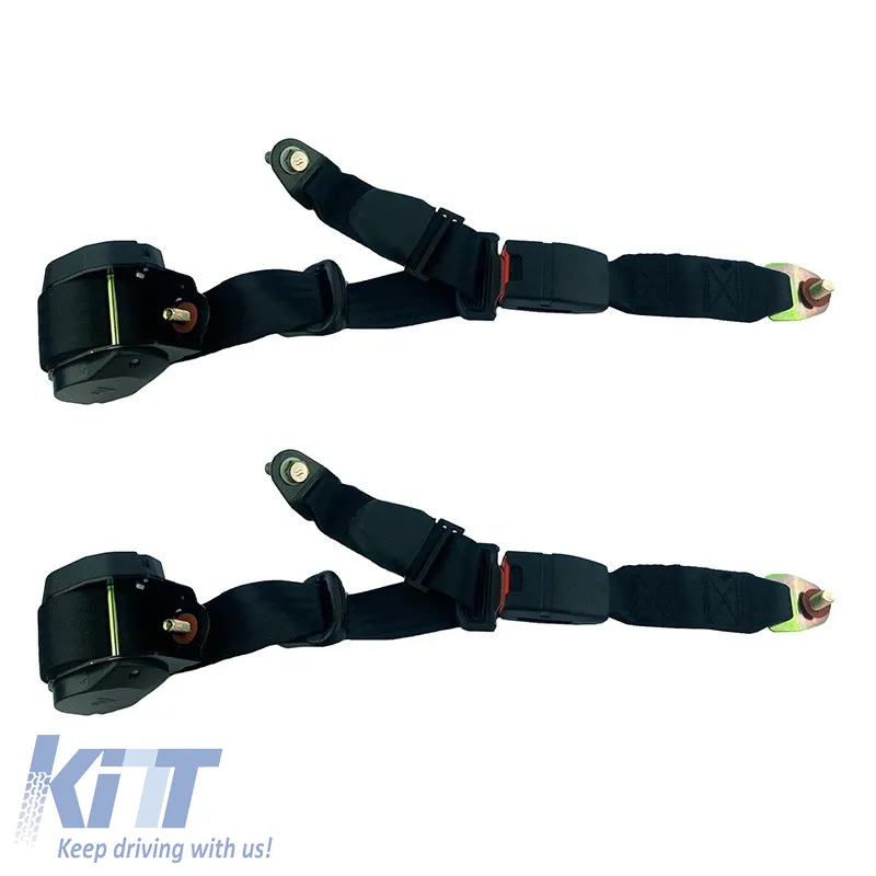 Automatic Rear Seat Belts 3 Points 2 Pieces