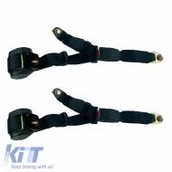 Automatic Rear Seat Belts 3 Points 2 Pieces-image-6306447