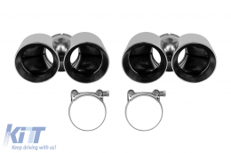 image-68-AutoPro universal chrome double exhaust tips set, left and right