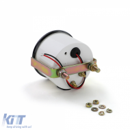 Auxiliary Instrument Voltmeter 52mm Youngtimer Classic Schwarz-image-6197617