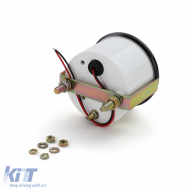 Auxiliary Instrument Voltmeter 52mm Youngtimer Classic Schwarz-image-6197618