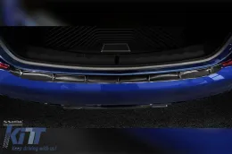 Avisa hátsó lökhárító védő BMW 3-as G20 sedan M csomaghoz 2018-2022, fekete lakk-image-6129725