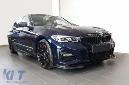 Avisa hátsó lökhárító védő BMW 3-as G20 sedan M csomaghoz 2018-2022, fekete lakk-image-6129727