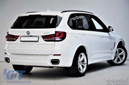 Avisa hátsó lökhárító védő BMW X5 F15 2013-2018, króm-image-6129645