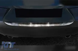 Avisa hátsó lökhárító védő Mazda CX-3 2015-2018, 2018 utáni modellekhez, króm-image-6129542