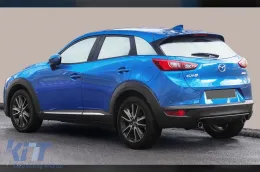 Avisa hátsó lökhárító védő Mazda CX-3 2015-2018, 2018 utáni modellekhez, króm-image-6129544