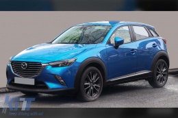 Avisa hátsó lökhárító védő Mazda CX-3 2015-2018, 2018 utáni modellekhez, króm-image-6129545