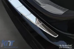 Avisa hátsó lökhárító védő Mercedes S-osztály W223 2020-tól, króm-image-6129670