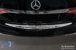 Avisa hátsó lökhárító védő Mercedes S-osztály W223 2020-tól, króm-image-6129672