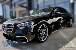 Avisa hátsó lökhárító védő Mercedes S-osztály W223 2020-tól, króm-image-6129674