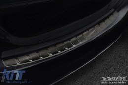 Avisa hátsó lökhárító védő Mercedes C-osztály W205, AMG sedan 2014-2019, 2019 utáni, fekete lakk-image-6129729