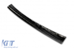 Avisa Heckstoßstangen-Schutz geeignet für Mercedes E-Klasse S213 Kombi 2016-2019 mit Standard- oder A Design-Heckstoßstange, schwarz lackiert-image-6129702