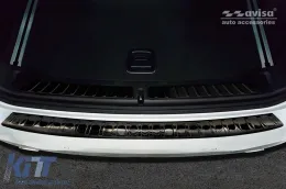 Avisa Heckstoßstangenprotektor geeignet für BMW X3 G01 2017-2021, nach 2021, schwarz lackiert-image-6129712