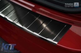 Avisa Heckstoßstangenprotektor geeignet für BMW X6 E71 2009-2014, schwarze Lackierung-image-6211872