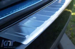 Avisa Heckstoßstangenprotektor geeignet für Mercedes E-Klasse S212 Kombi 2009-2013, Chrom-image-6129582