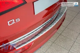 Avisa Heckstoßstangenprotektor geeignet für Audi Q5 2016-2020, nach 2020, SQ5 nach 2013, Chrom-image-6129597