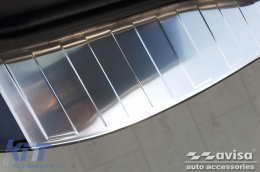 Avisa Heckstoßstangenprotektor geeignet für Ford Mondeo Kombi 2010-2014, Chrom-image-6129647