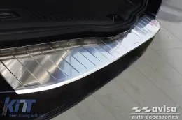 Avisa Heckstoßstangenprotektor geeignet für Ford Mondeo Kombi 2010-2014, Chrom-image-6129648