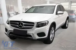 Avisa Heckstoßstangenprotektor geeignet für Mercedes GLC X253 5 Türen, Hybrid 2015-2022, matt schwarz-image-6129681