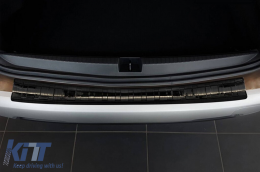 Avisa Heckstoßstangenprotektor geeignet für Dacia Duster 2017-2021, nach 2021, schwarz lackiert-image-6129717