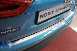 Avisa Heckstoßstangenprotektor geeignet für Nissan Qashqai 2017-2021, Chrom-image-6211578
