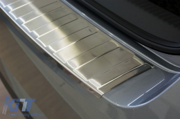 Avisa Heckstoßstangenprotektor geeignet für Skoda Superb Liftback 2015-2019, nach 2019, Chrom-image-6211588