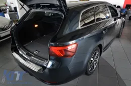 Avisa Heckstoßstangenprotektor geeignet für Toyota Avensis Kombi 2015-2018, chrom-image-6211606