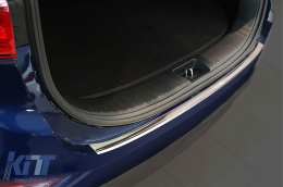 Avisa Heckstoßstangenprotektor geeignet für Hyundai Santa Fe 2018-2020, Chrom-image-6211620