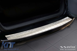 Avisa Heckstoßstangenprotektor geeignet für Toyota Rav4 2008-2010, für die Version mit Reserverad, Chrom-image-6211634