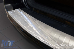 Avisa Heckstoßstangenprotektor geeignet für Toyota Rav4 2008-2010, für die Version mit Reserverad, Chrom-image-6211635